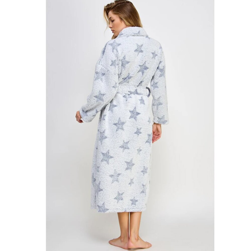 Star Cozy Soft Plush Robe - Picture 2 of 2